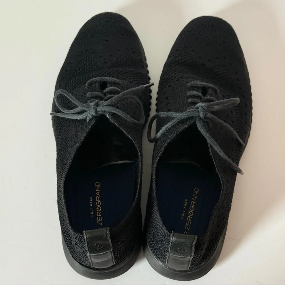 Cole Haan 2. Zero Grand Men’s 7.5M Black Stitchlite Wingtip Oxford Shoes C28527